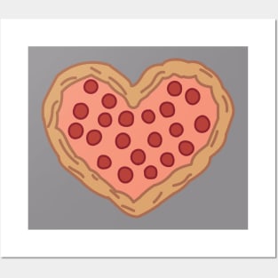 pizza love Posters and Art